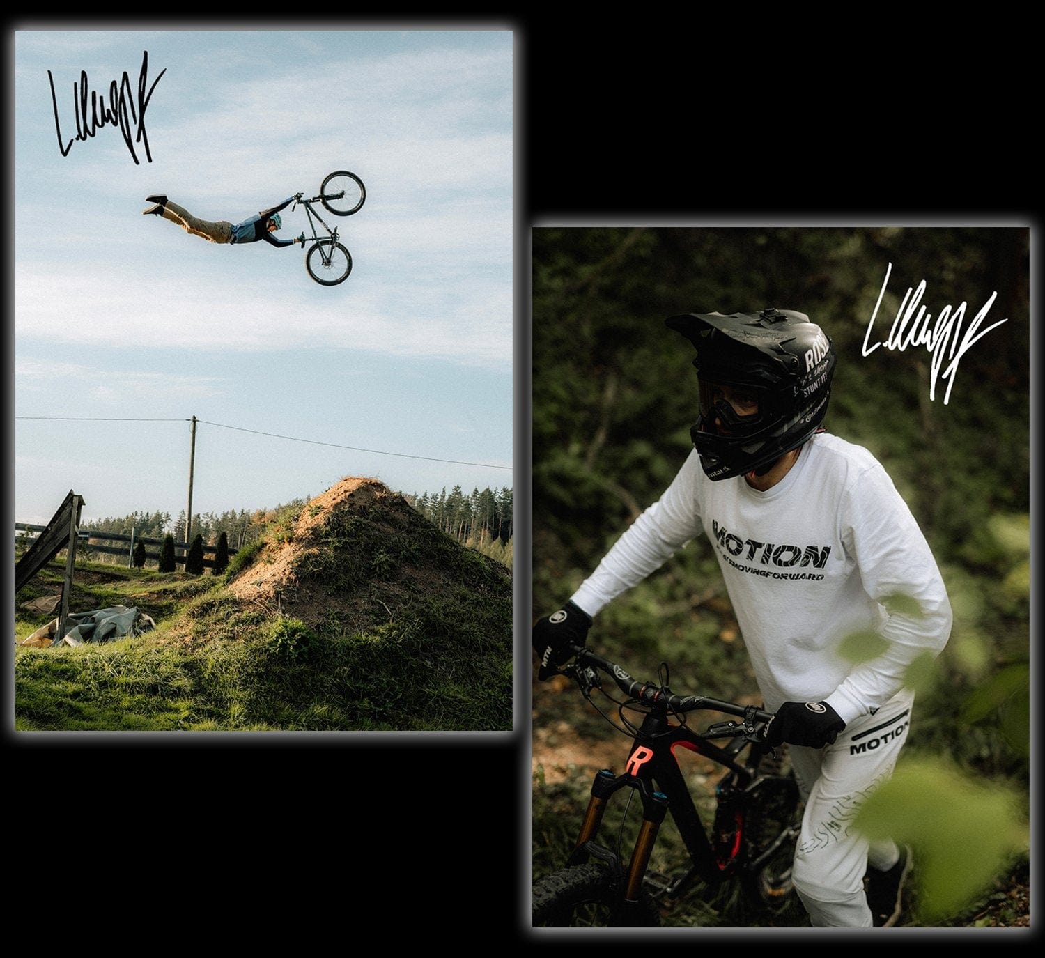 Lukas Knopf MTB Poster-Set (Handsigniert, A3) – Lukas Knopf