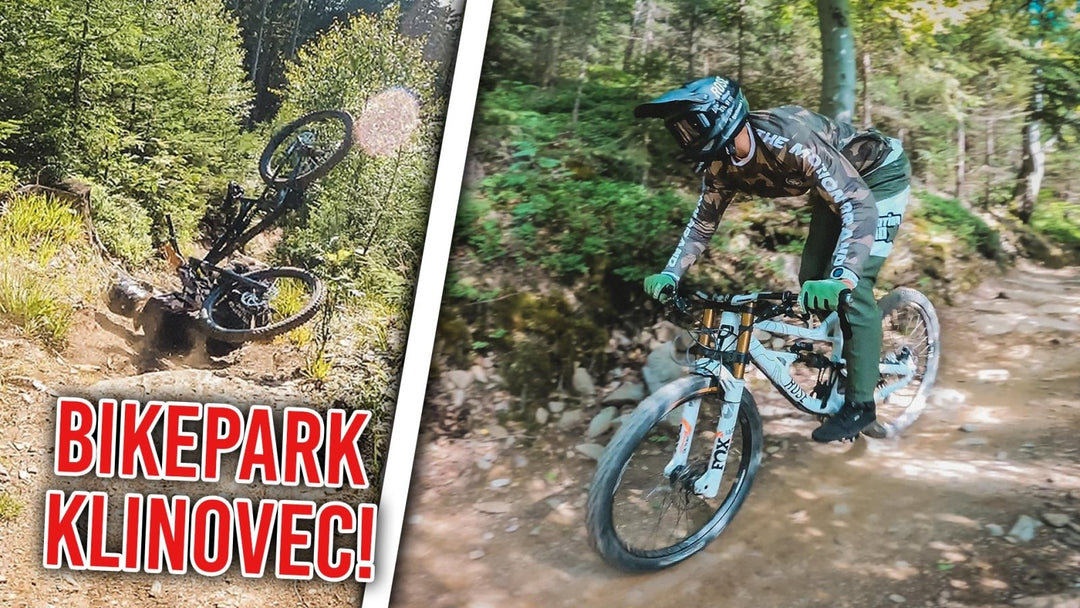 DIE NEUEN STRECKEN im Bikepark KLINOVEC Trailpark - Max Crasht vor mir! - The Motion Brand