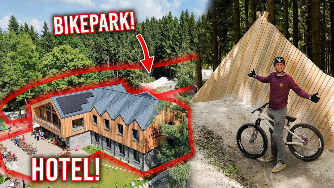Dieses HOTEL hat einen eigenen kleinen BIKEPARK!