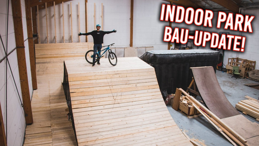 Meine eigene INDOOR MTB Halle! Bau-Update - The Motion Brand