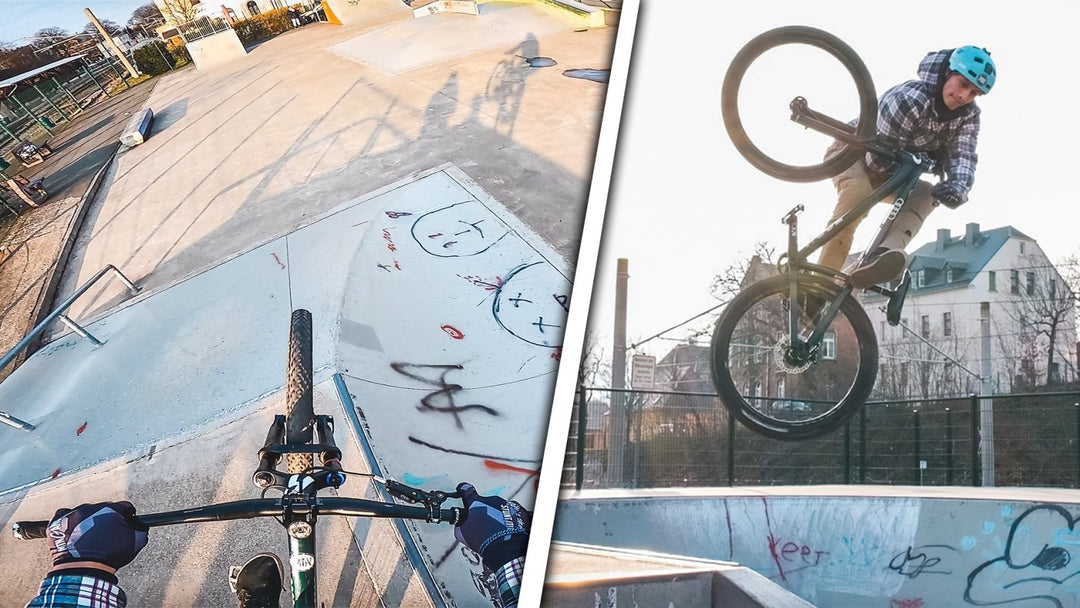 MTB Trick Session im Skatepark! - The Motion Brand