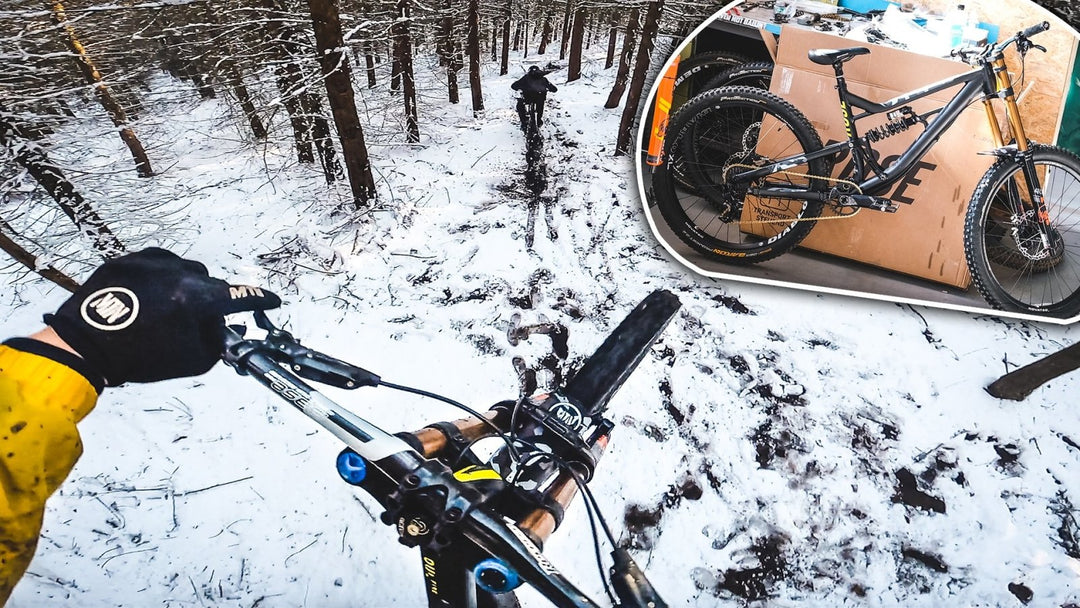 SNOW RIDE auf dem Neuen DOWNHILL BIKE! - The Motion Brand