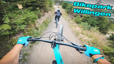 For the first time in the Bikepark Willingen - with the enduro bike