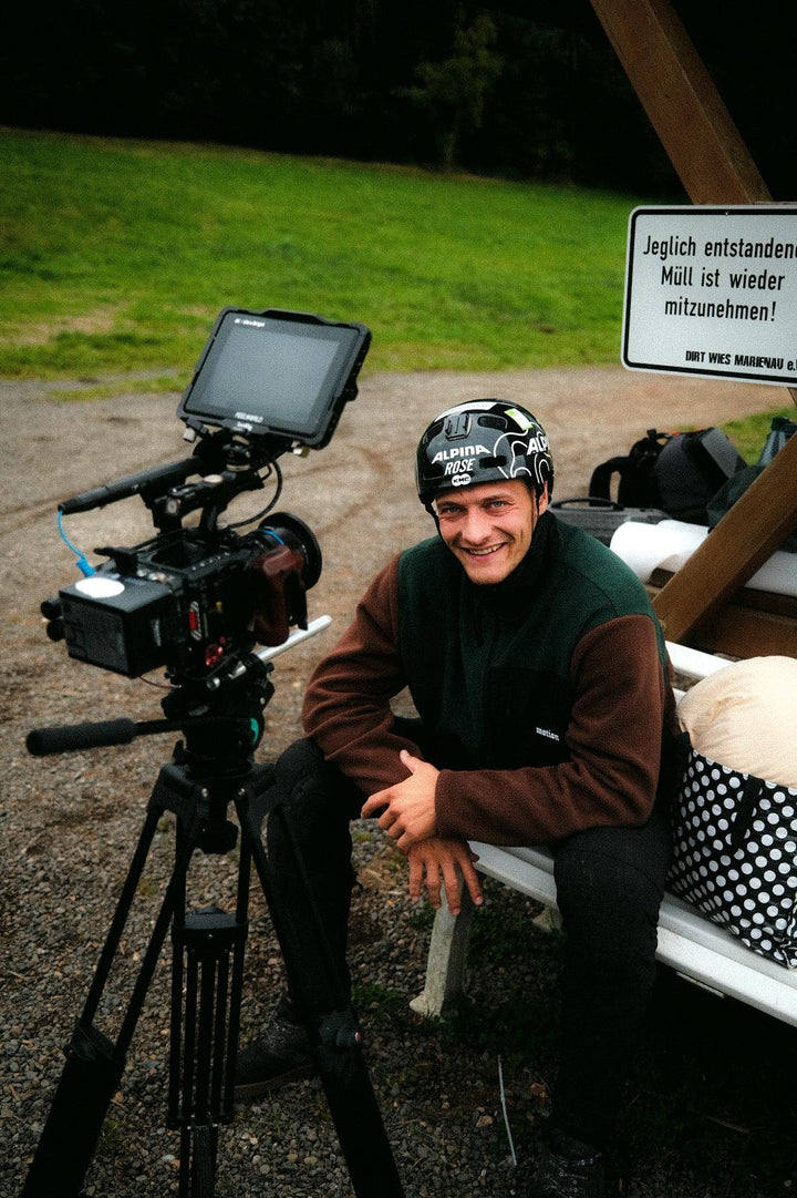 Motion Trail Fleece Jacke - The Motion Brand Brown Green Fleece Jacke Lukas Knopf Merchandise Trail Jacke MTB Jacke MTB Fleece Jacke