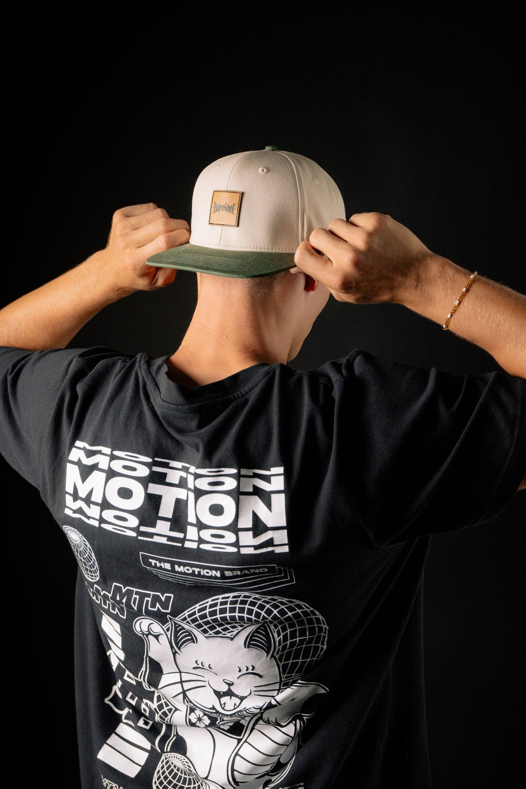 Motion Splash Cap The Motion Brand Lukas Knopf Streetwear Cap Kappe Mütze Lukas Knopf Mütze Lukas Knopf Merchandise Grüne Cap