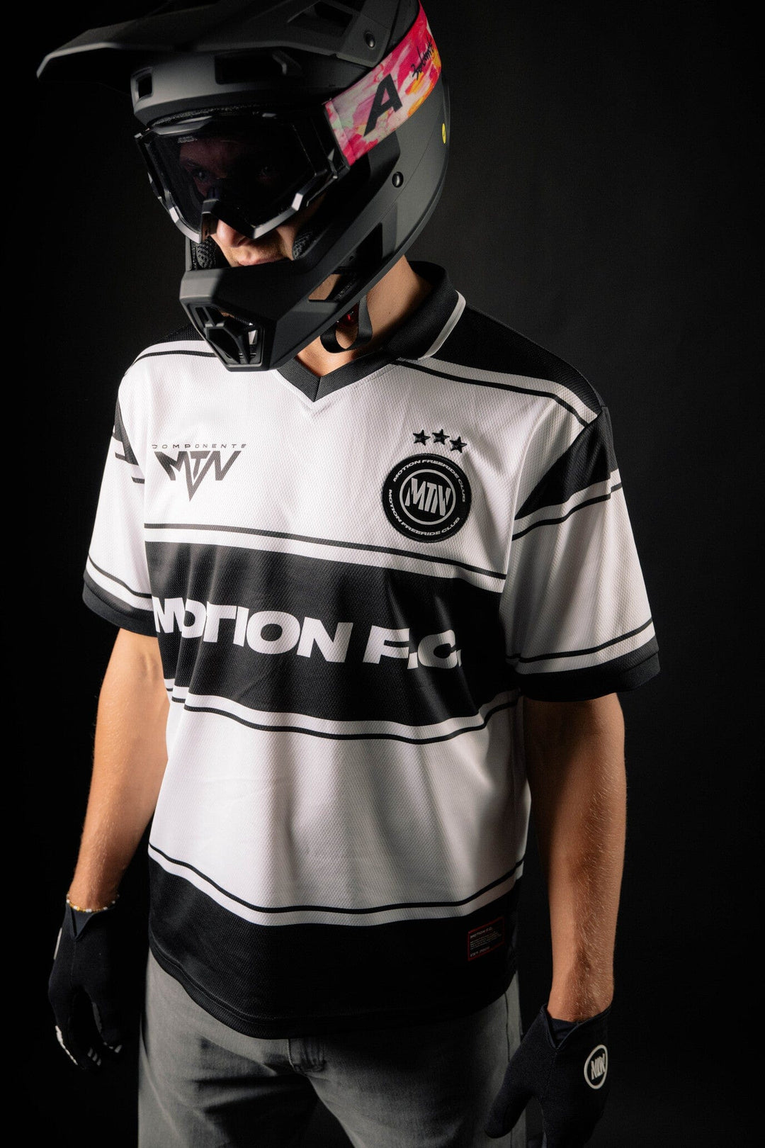 Motion Freeride Club Soccer Jersey - The Motion Brand Fußballtrikot Fussball Trikot Jersey MTB Jersey Lukas Knopf Trikot Mtn Components Trikot