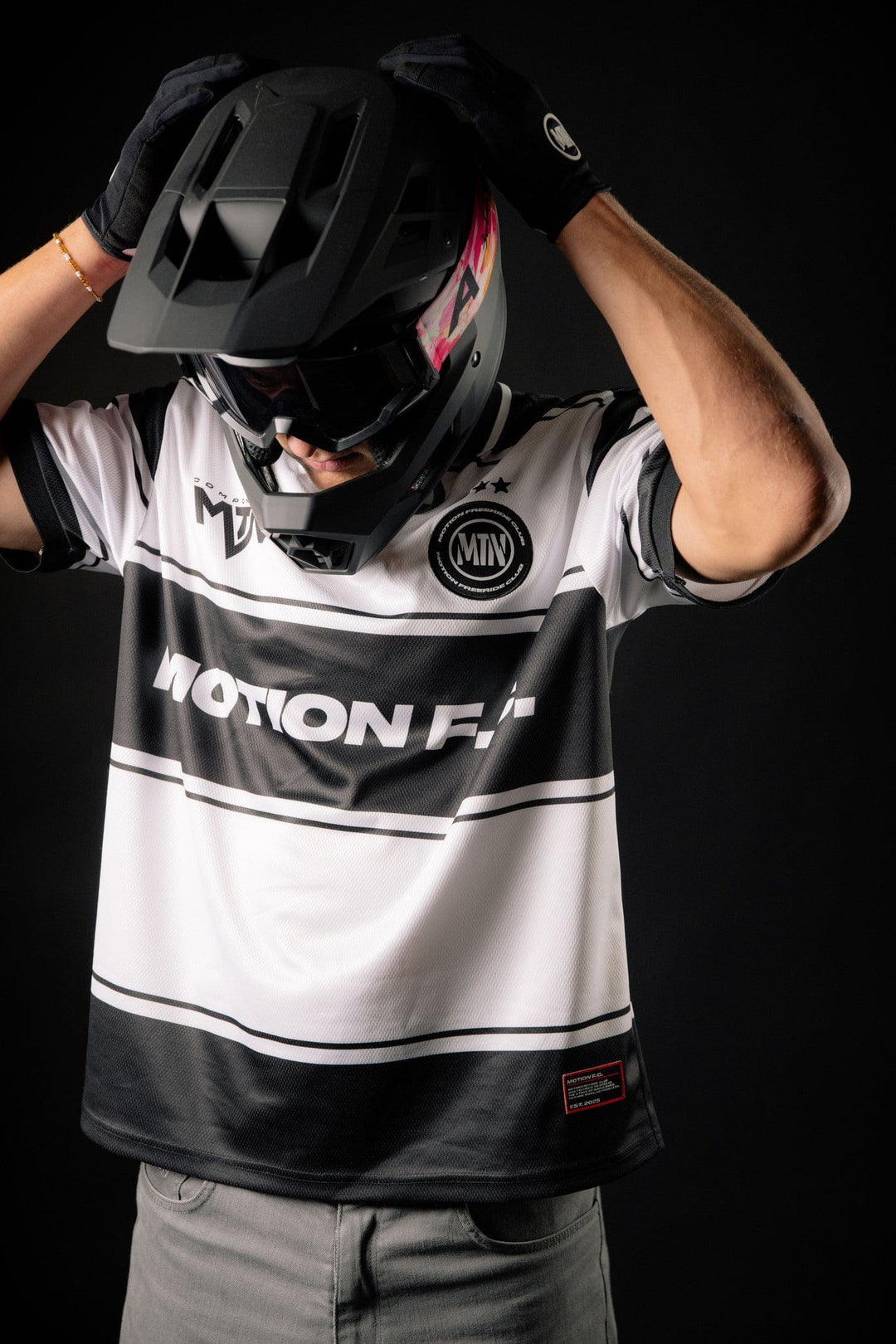 Motion Freeride Club Soccer Jersey - The Motion Brand Fußballtrikot Fussball Trikot Jersey MTB Jersey Lukas Knopf Trikot Mtn Components Trikot
