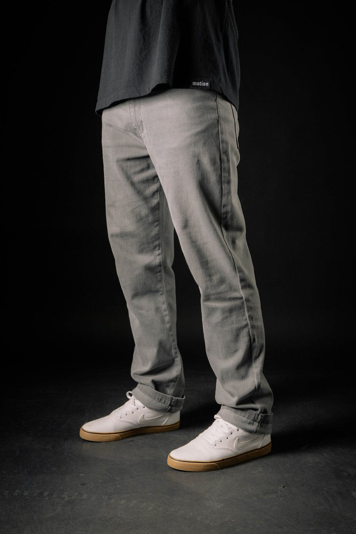 Motion Riding Jeans The Motion Brand Lukas Knopf Streetwear Jeans MTB Jeans Mountainbike Jeans Mountainbike Hose Graue Hose Graue Jeans