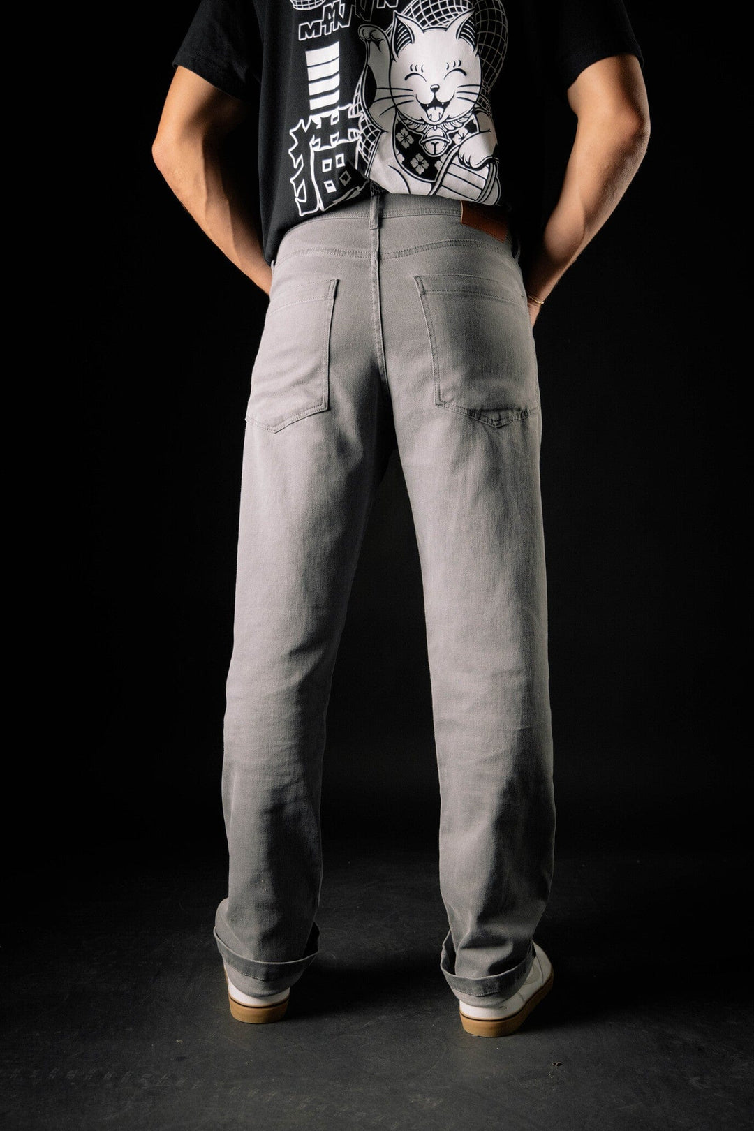 Motion Riding Jeans The Motion Brand Lukas Knopf Streetwear Jeans MTB Jeans Mountainbike Jeans Mountainbike Hose Graue Hose Graue Jeans