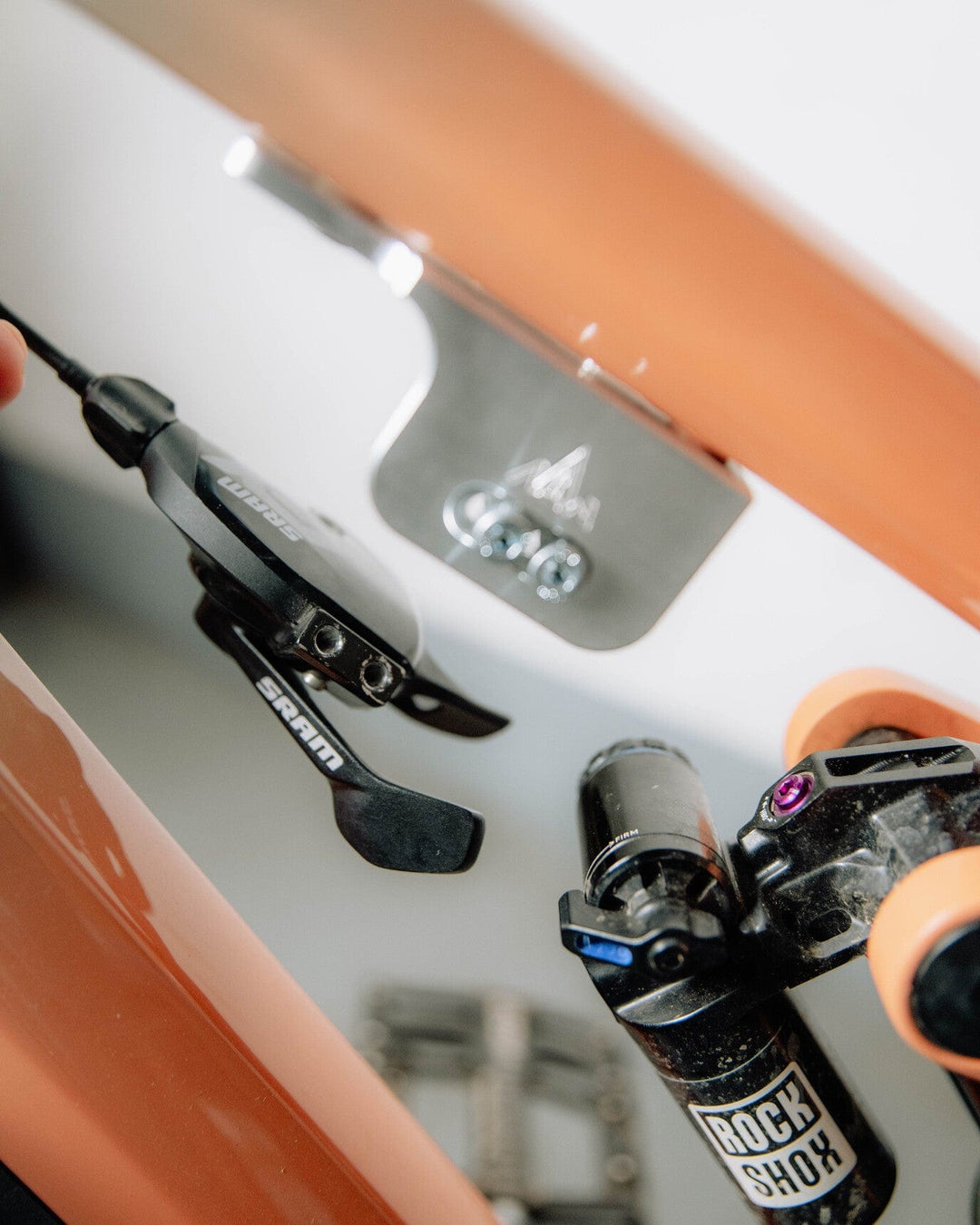 Halteplatte für Schaltwerk The Motion Brand Lukas Knopf Platte