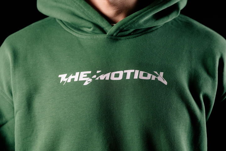Swirl hoodie Green - The Motion Brand  Hoodie Kapuzenpullover Lukas Knopf Merchandise Pullie MTB Hoodie MTB Grüner Pullover Lukas Knopf