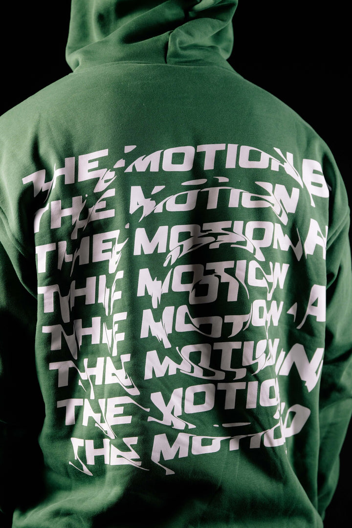 Swirl hoodie Green - The Motion Brand  Hoodie Kapuzenpullover Lukas Knopf Merchandise Pullie MTB Hoodie MTB Grüner Pullover Lukas Knopf