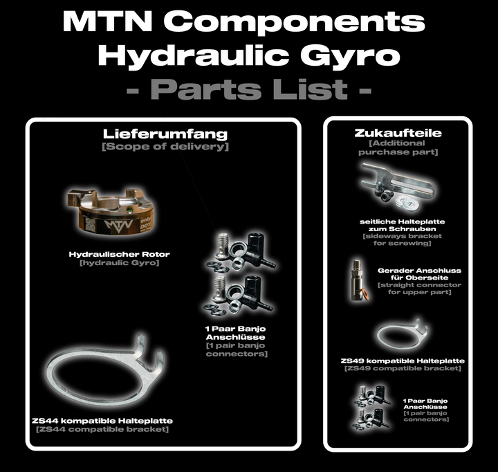 MTN Components Hydraulic Gyro 2.0 / Hydraulischer Rotor