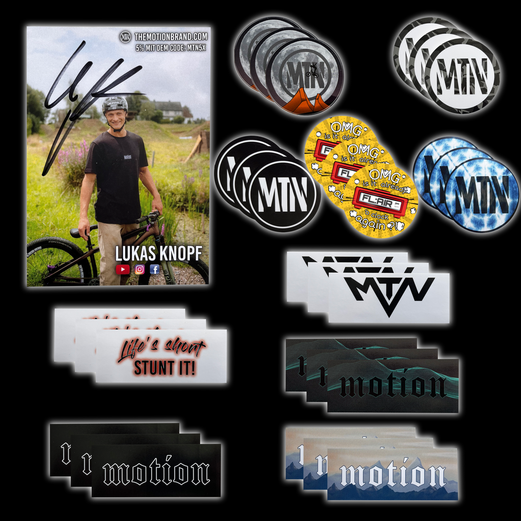 XXL Stickerpack 2.0 (inkl. handsignierter Autogrammkarte von Lukas Kno – Lukas Knopf