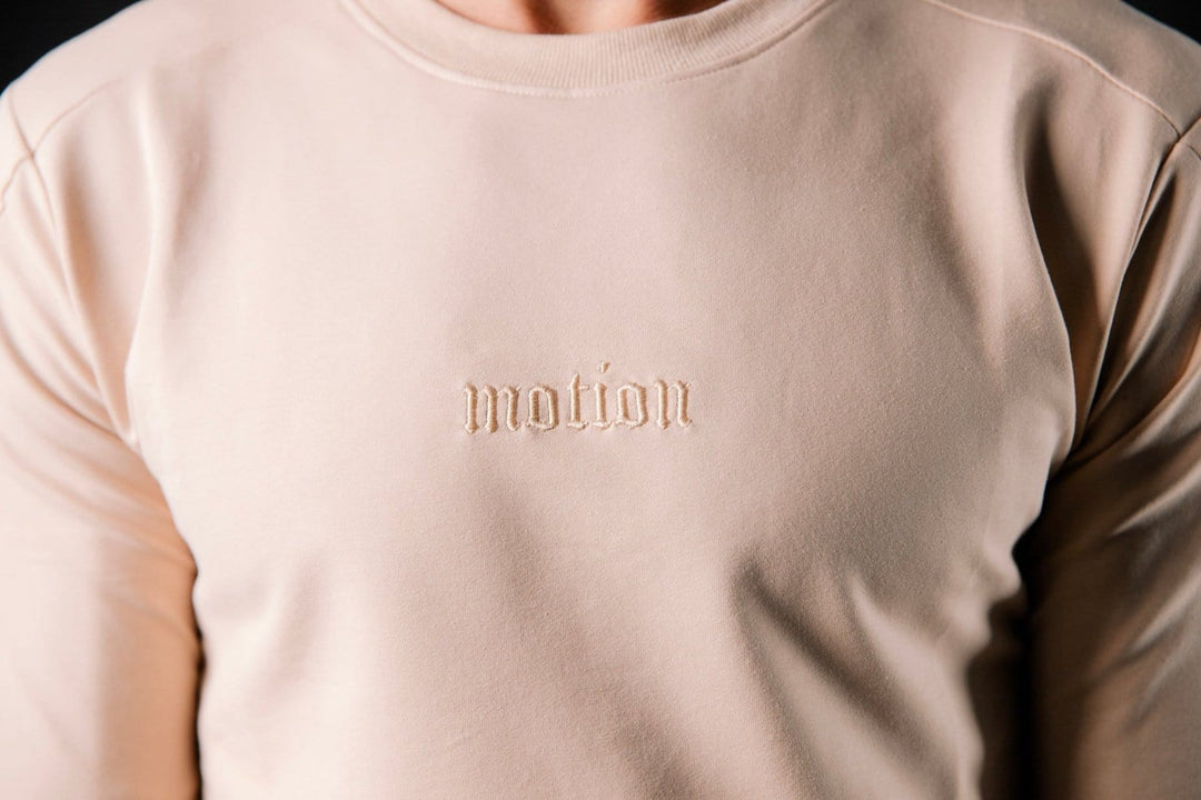 Beige Fitted Motion Longsleeve - The Motion Brand