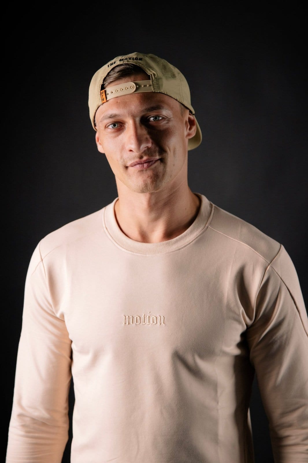 Beige Fitted Motion Longsleeve - The Motion Brand