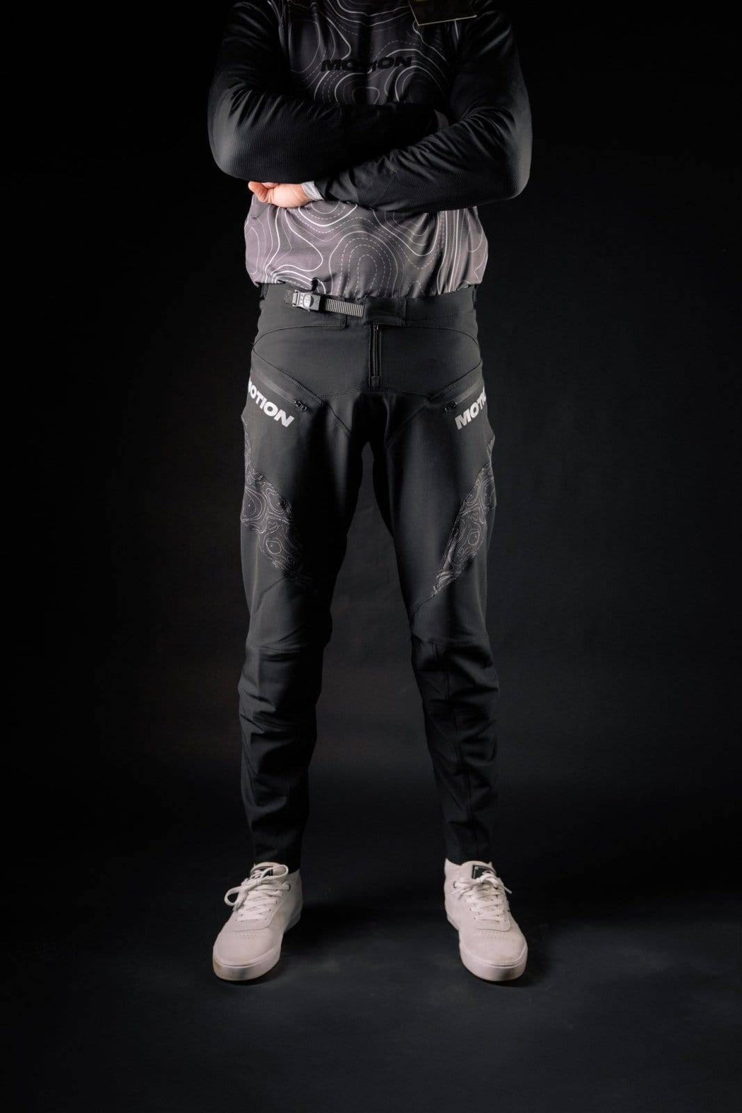 Black Terra 3.0 MTB Pants (Hose) lang - The Motion Brand