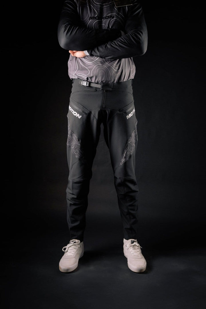 Black Terra 3.0 MTB Pants (Hose) lang - The Motion Brand