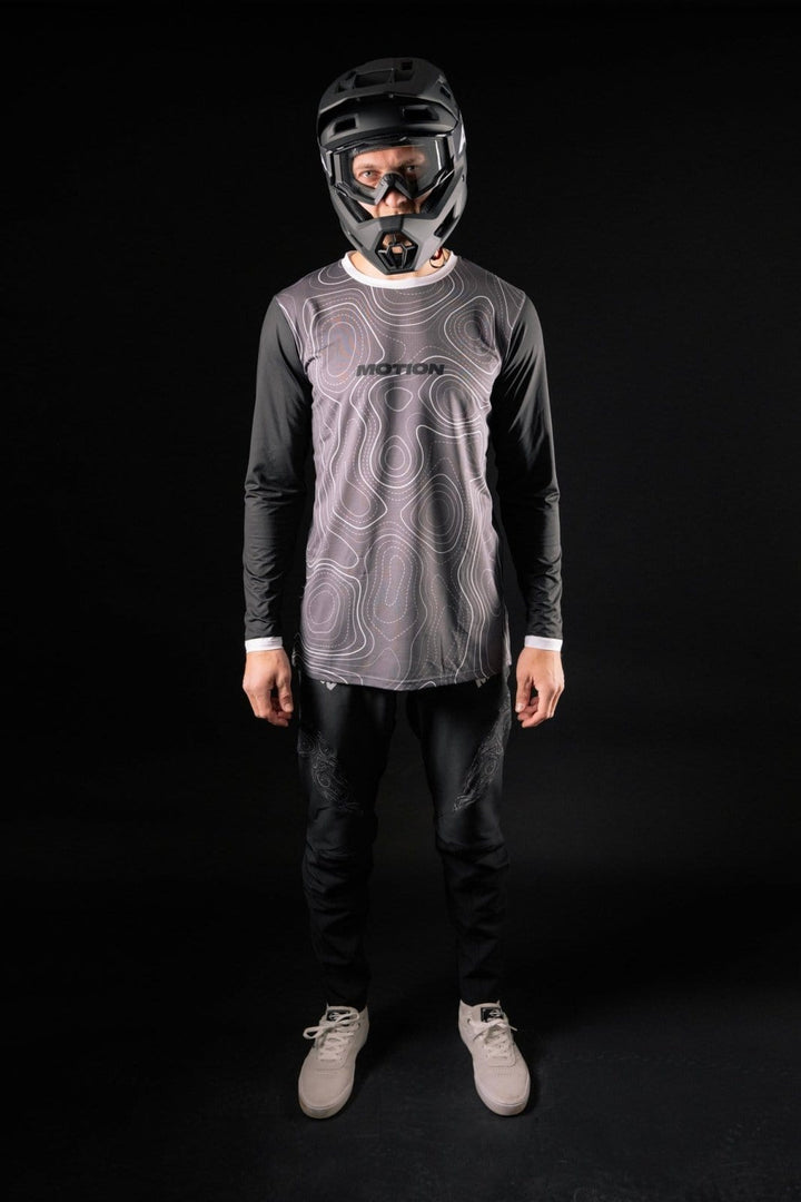 Black Terra 3.0 MTB Pants (Hose) lang - The Motion Brand