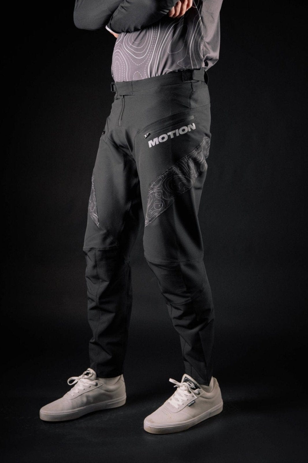 Black Terra 3.0 MTB Pants (Hose) lang - The Motion Brand
