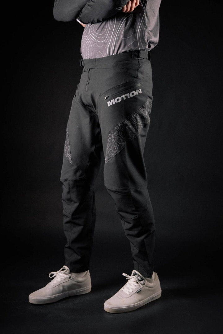 Black Terra 3.0 MTB Pants (Hose) lang - The Motion Brand