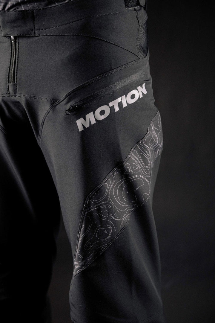 Black Terra 3.0 MTB Pants (Hose) lang - The Motion Brand