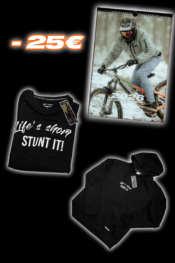A3 Kalender 2025 + Stunt It! HOODIE + T - SHIRT Bundle - The Motion Brand