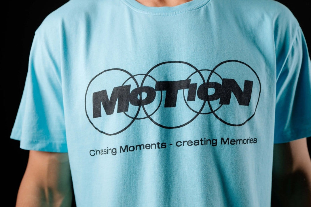 Creating Memories Blue Shirt - The Motion Brand