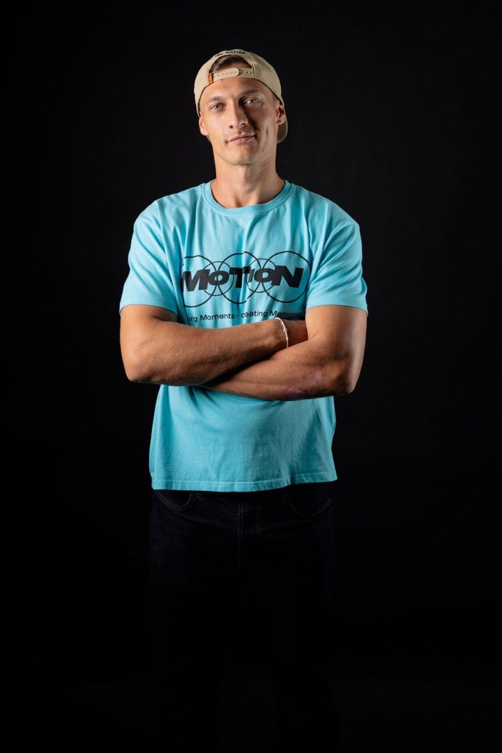 Creating Memories Blue Shirt - The Motion Brand