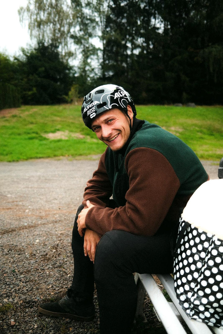 Motion Trail Fleece Jacke - The Motion Brand Brown Green Fleece Jacke Lukas Knopf Merchandise Trail Jacke MTB Jacke MTB Fleece Jacke