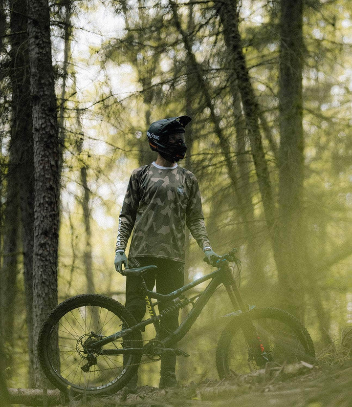 Forrest Camo Motion MTB Jersey Long Sleeve