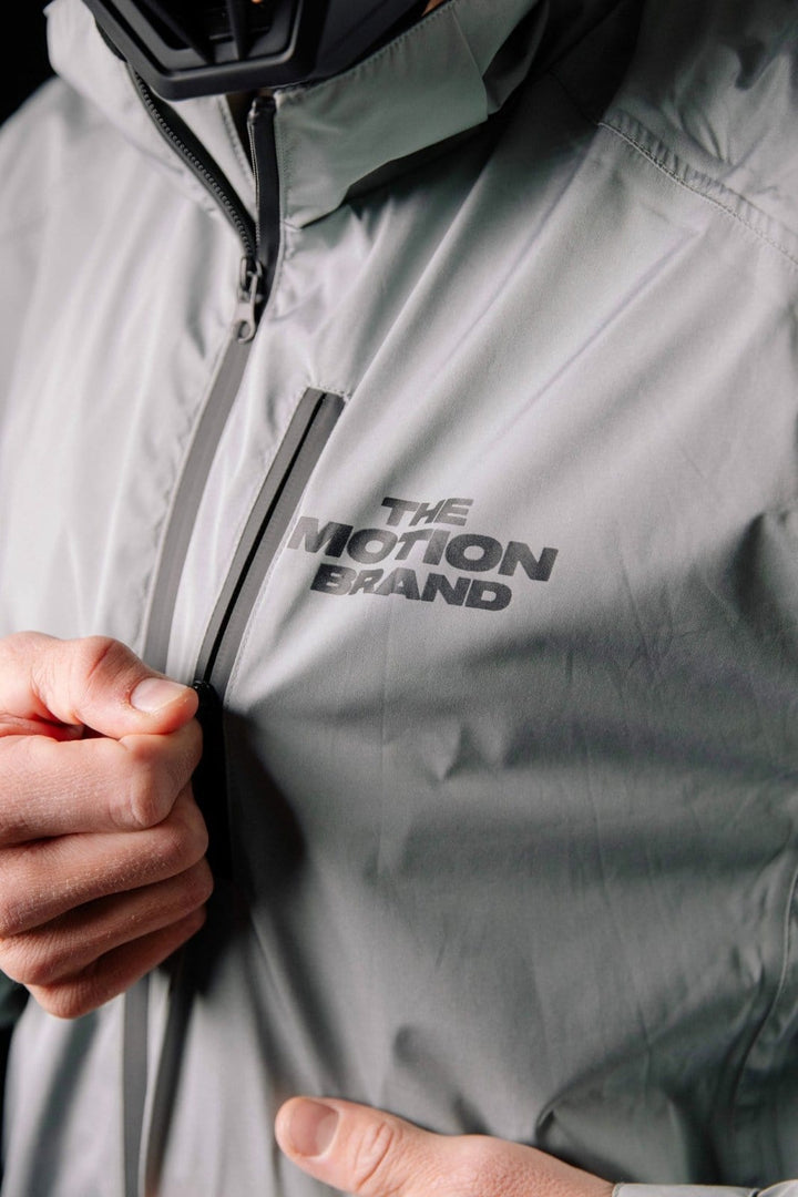 Grey Motion Trail Jacket Regenjacke (Grau) - The Motion Brand