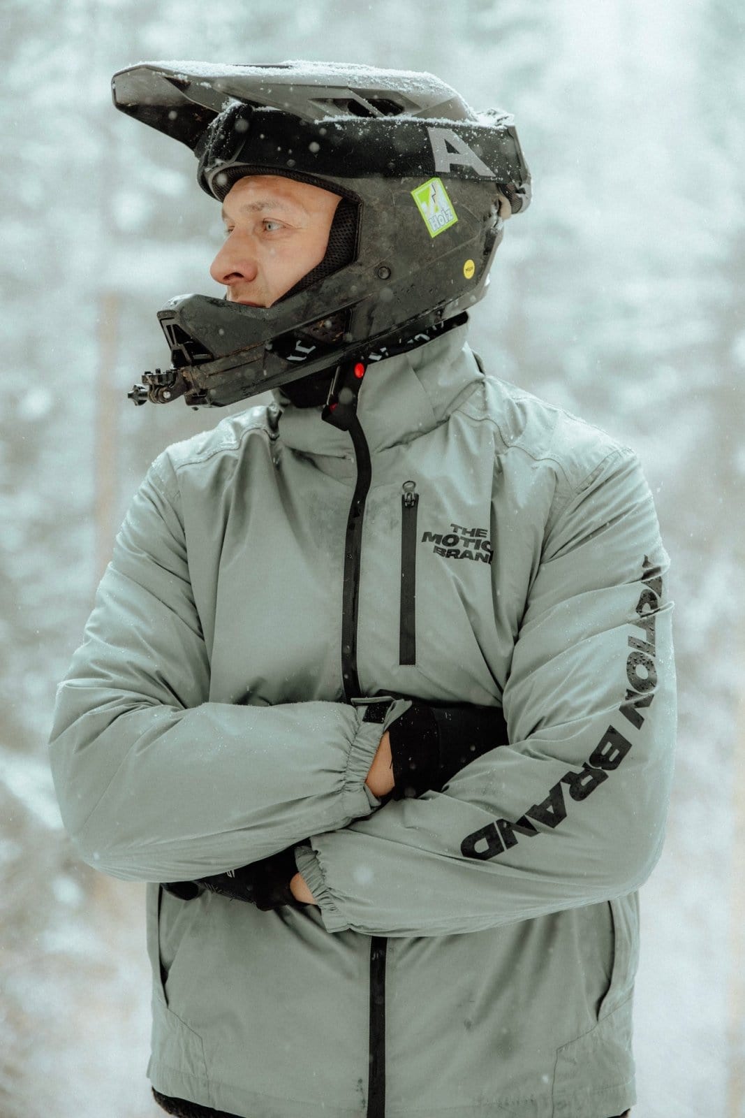 Grey Motion Trail Jacket Regenjacke (Grau) - The Motion Brand regenjacke windjacke lukas knopf merchandise windbreaker