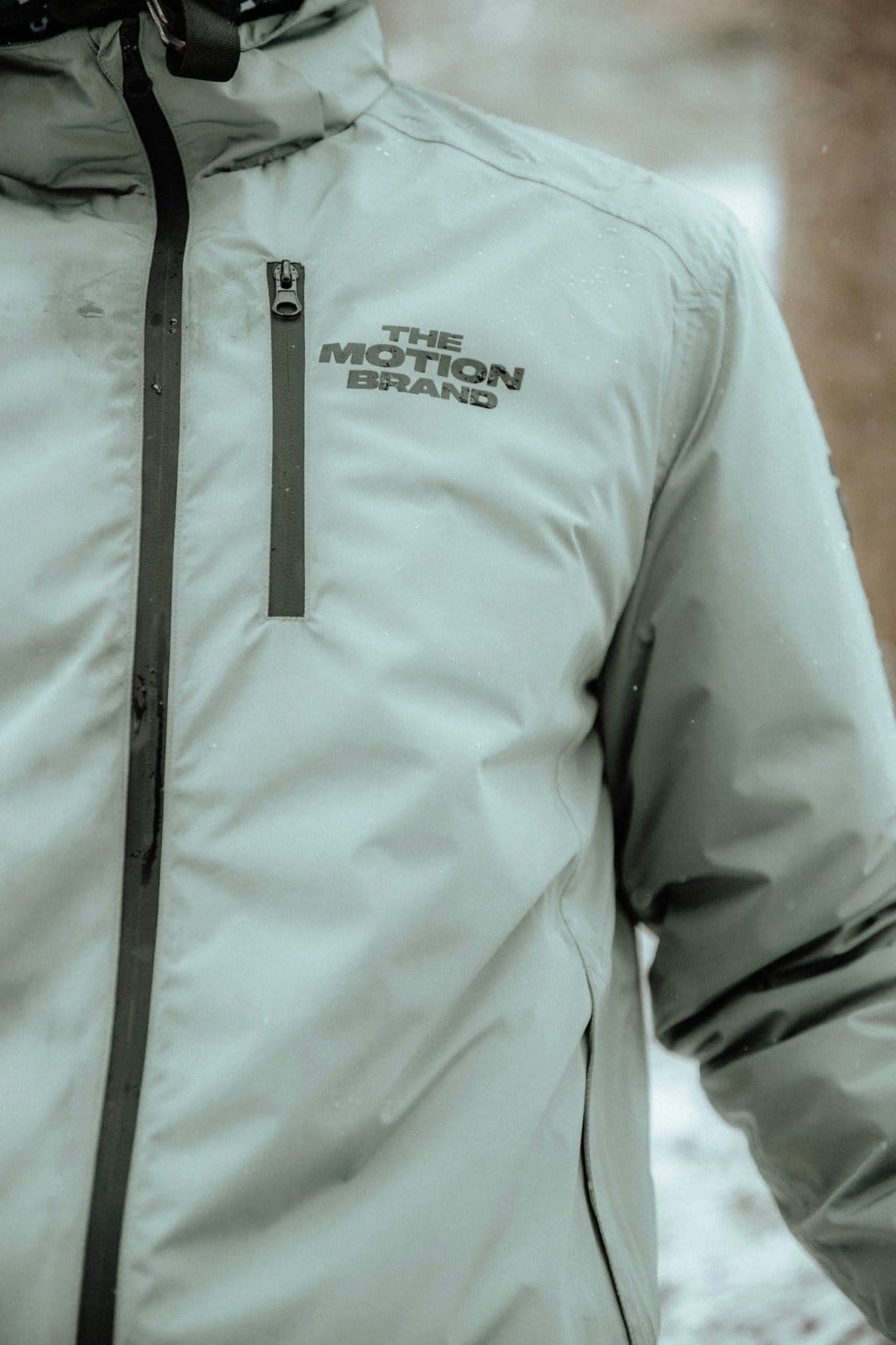 Grey Motion Trail Jacket Regenjacke (Grau) - The Motion Brand regenjacke windjacke lukas knopf merchandise windbreaker