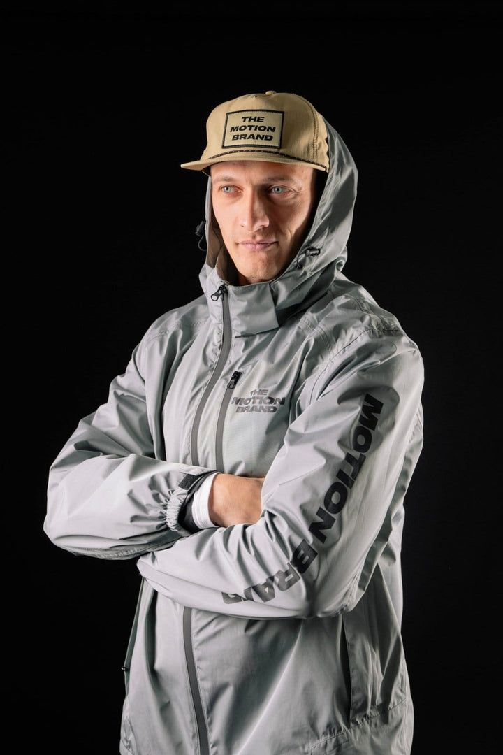 Grey Motion Trail Jacket Regenjacke (Grau) - The Motion Brand