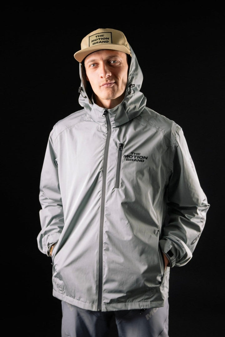 Grey Motion Trail Jacket Regenjacke (Grau) - The Motion Brand