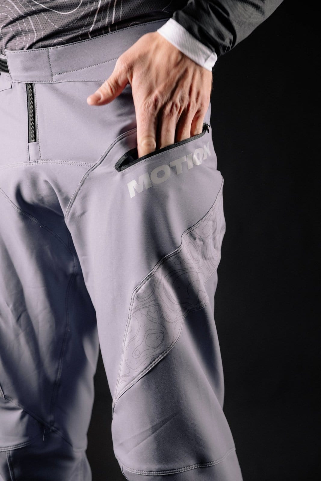 Grey Terra 3.0 MTB Pants (Hose) lang - The Motion Brand