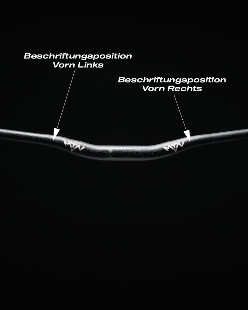 Terra MTN Components MTB Lenker + Gratis Griffe - The Motion Brand Lukas Knopf Lenker MTB Lenker Mountainbike Lenker 31.8mm 25mm Rise Lenker Dirtjump Lenker