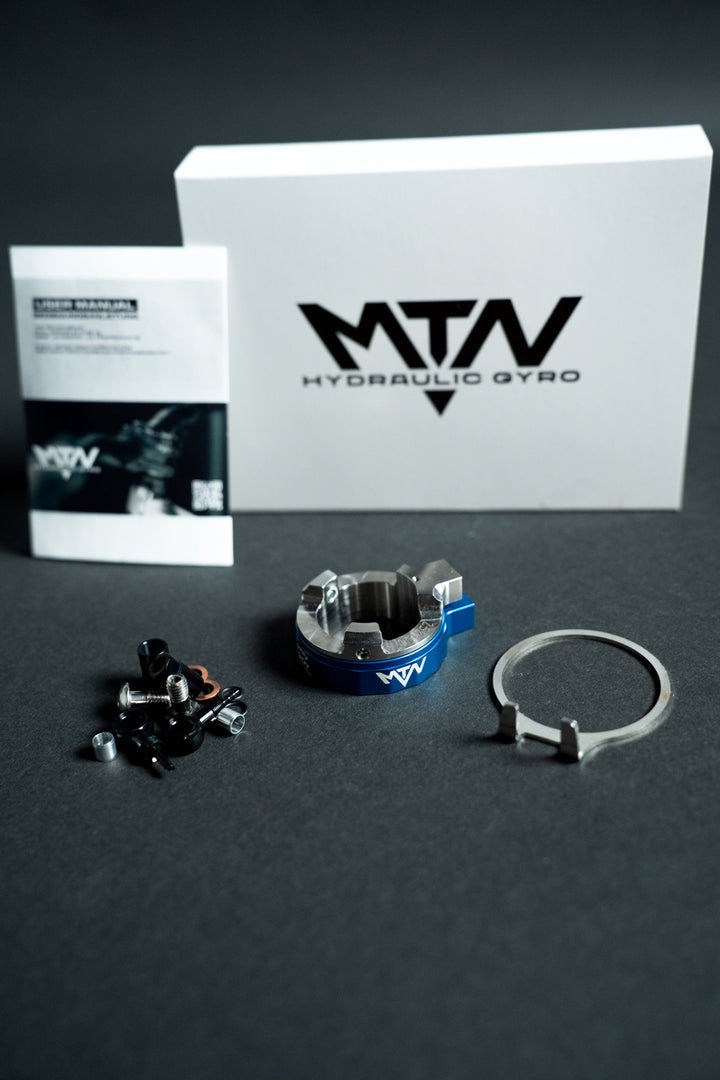 MTN Components Hydraulic Gyro 2.0 / Hydraulischer Rotor - The Motion Brand Lukas Knopf Gyro Barspin Tailwhip Trickstuff trixer endless barspins MTN Components Gyro Brandon Semenuk Gyro Godziek Gyro Dirtjump Gyro Slopestyle Gyro Freeride Gyro Blue Gyro Blauer Gyro Blauer Rotor