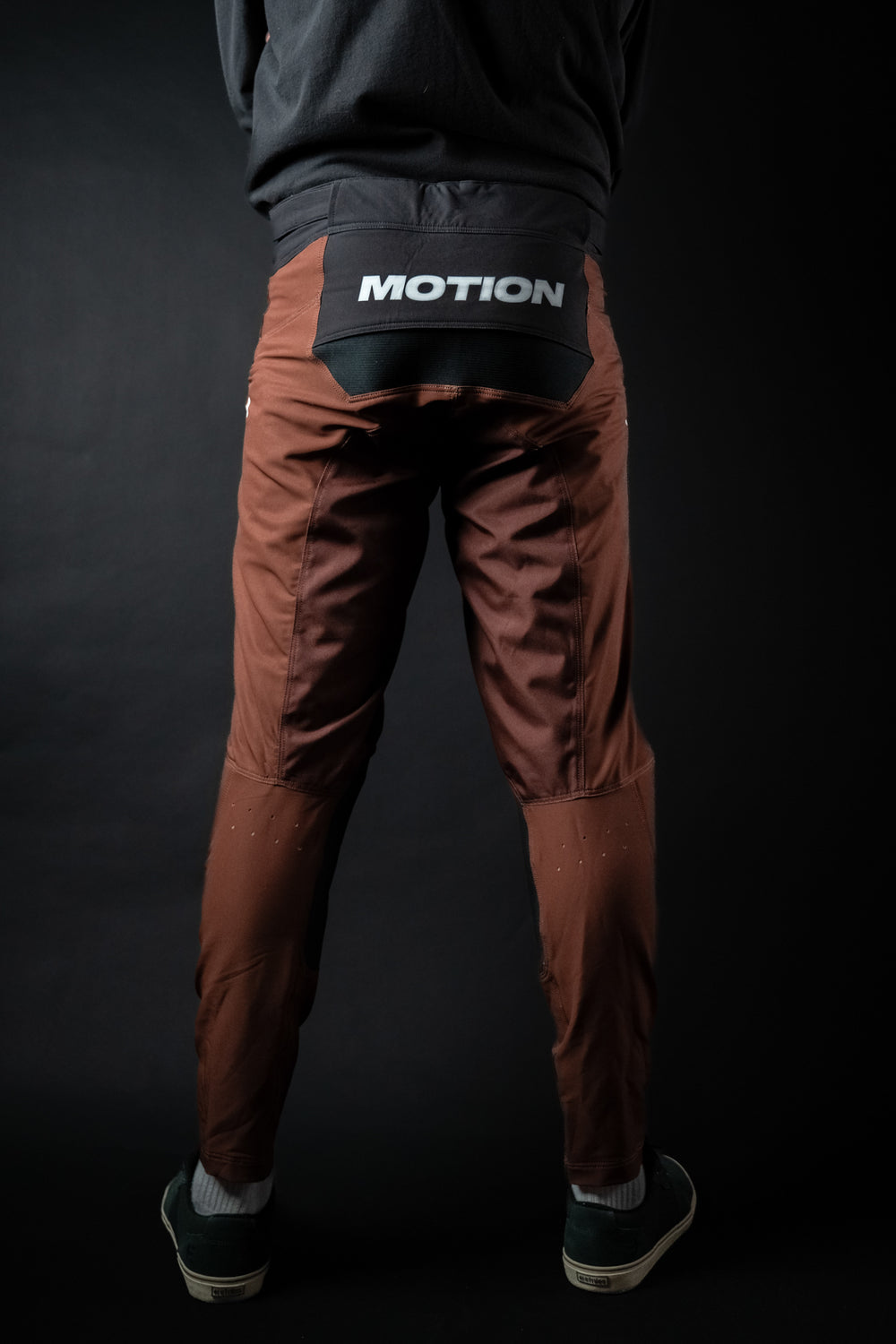 Brown Trail MTB Pants (Hose) lang - The Motion Brand Fahrradhose Mountainbike Hose mit Protektor Lukas Knopf Fahrradhose MTB Freeride Hose Downhill Hose Downhill Pants Braun Brown Pants