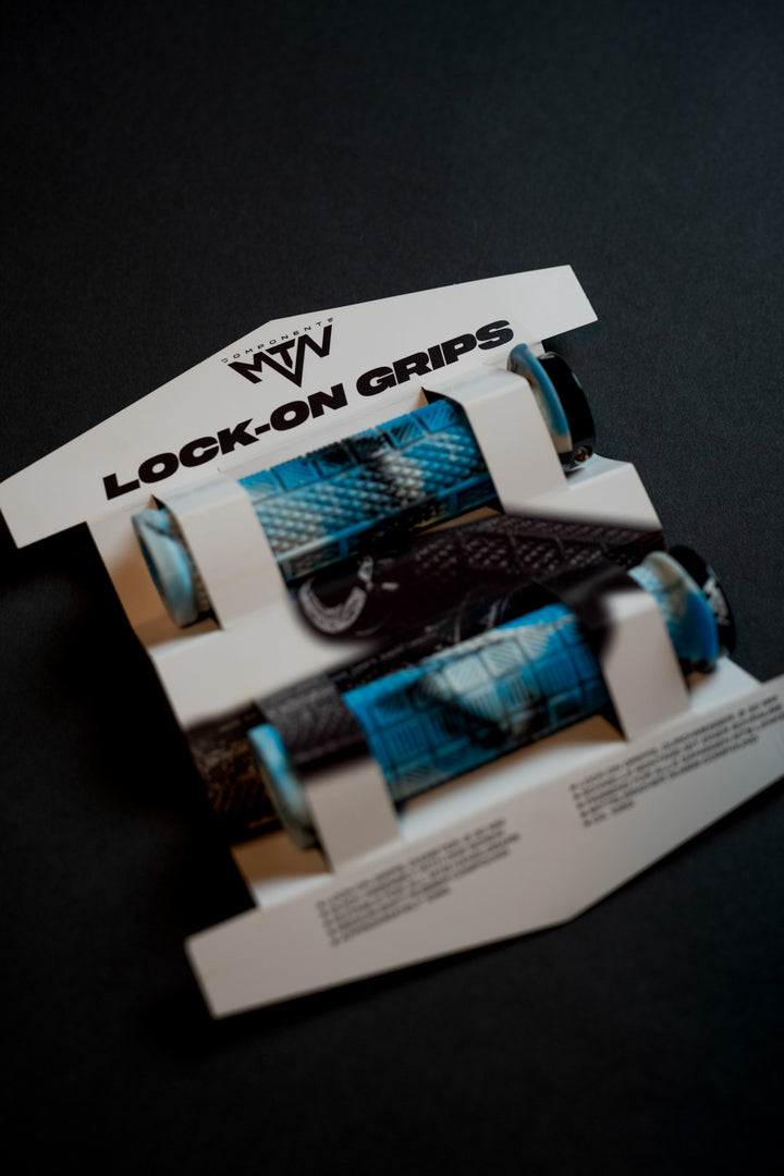 MTN Components Griffe Camo - The Motion Brand Blaue Camo griffe Lukas Knopf The Motion Brand MTB Griffe Downhill Griffe Freeride Griffe