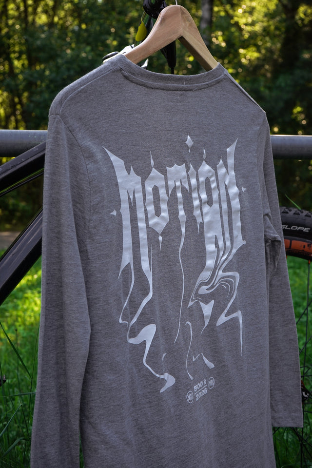 Graues Longsleeve The Motion Brand 500k Longlseeve Langarm Shirt Graues Shirt Lukas Knopf