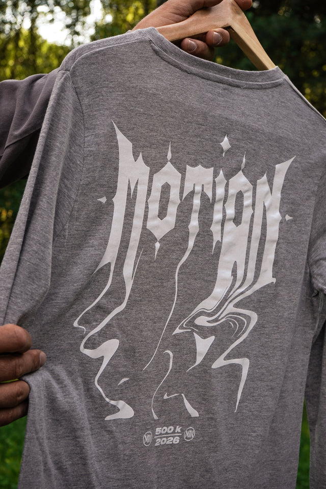 Graues Longsleeve The Motion Brand 500k Longlseeve Langarm Shirt Graues Shirt Lukas Knopf