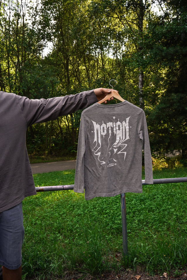 Graues Longsleeve The Motion Brand 500k Longlseeve Langarm Shirt Graues Shirt Lukas Knopf