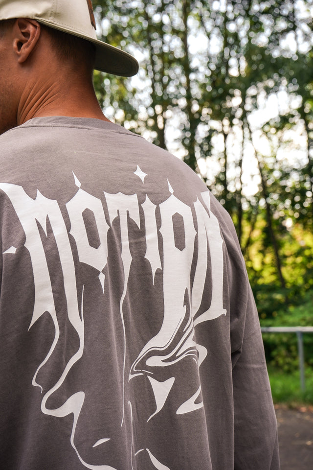 Graues Longsleeve The Motion Brand 500k Longlseeve Langarm Shirt Graues Shirt Lukas Knopf