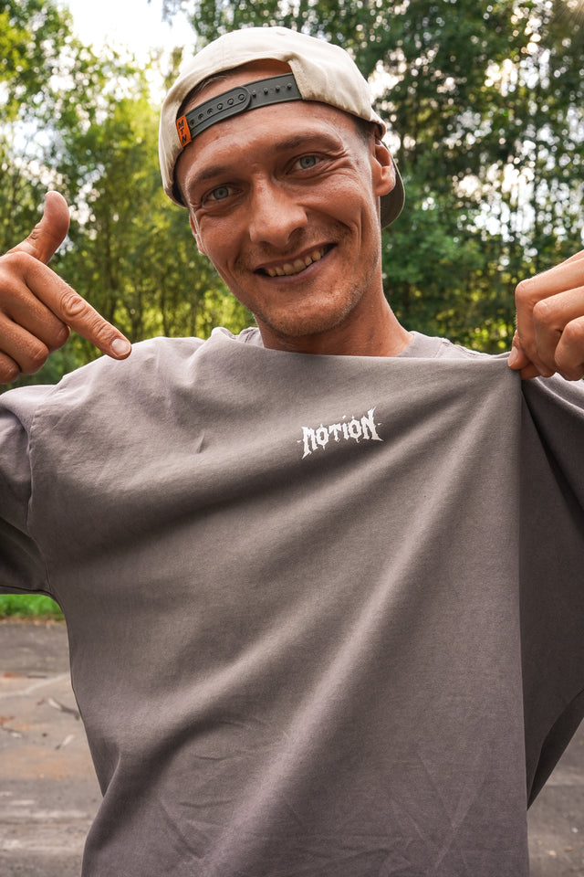 Graues Longsleeve The Motion Brand 500k Longlseeve Langarm Shirt Graues Shirt Lukas Knopf