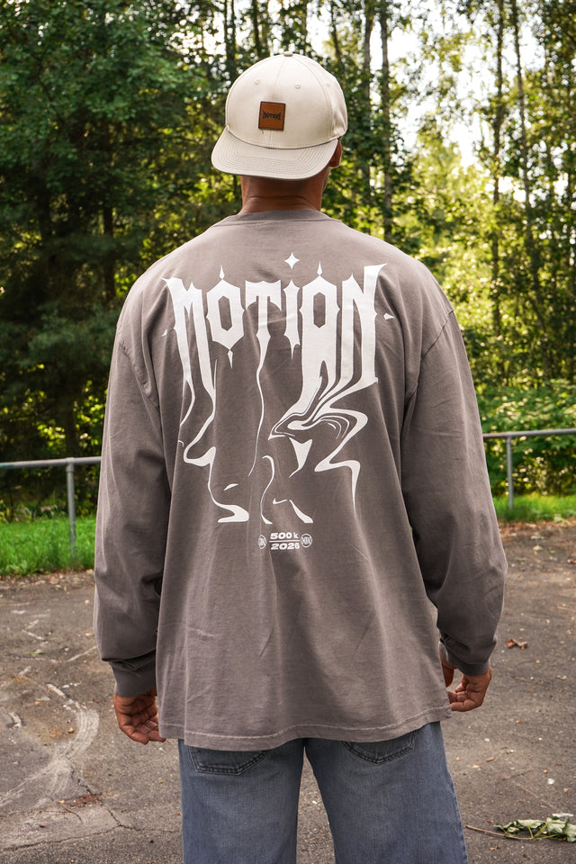 Graues Longsleeve The Motion Brand 500k Longlseeve Langarm Shirt Graues Shirt Lukas Knopf