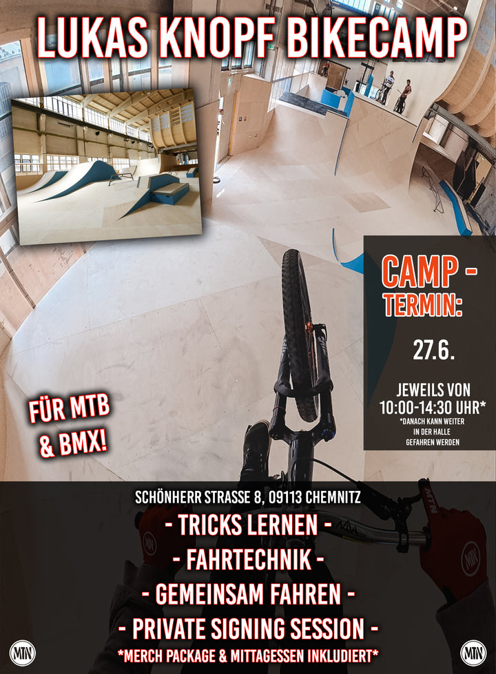Bike-Kurs mit Lukas Knopf (in der neuen Skatehalle Chemnitz)