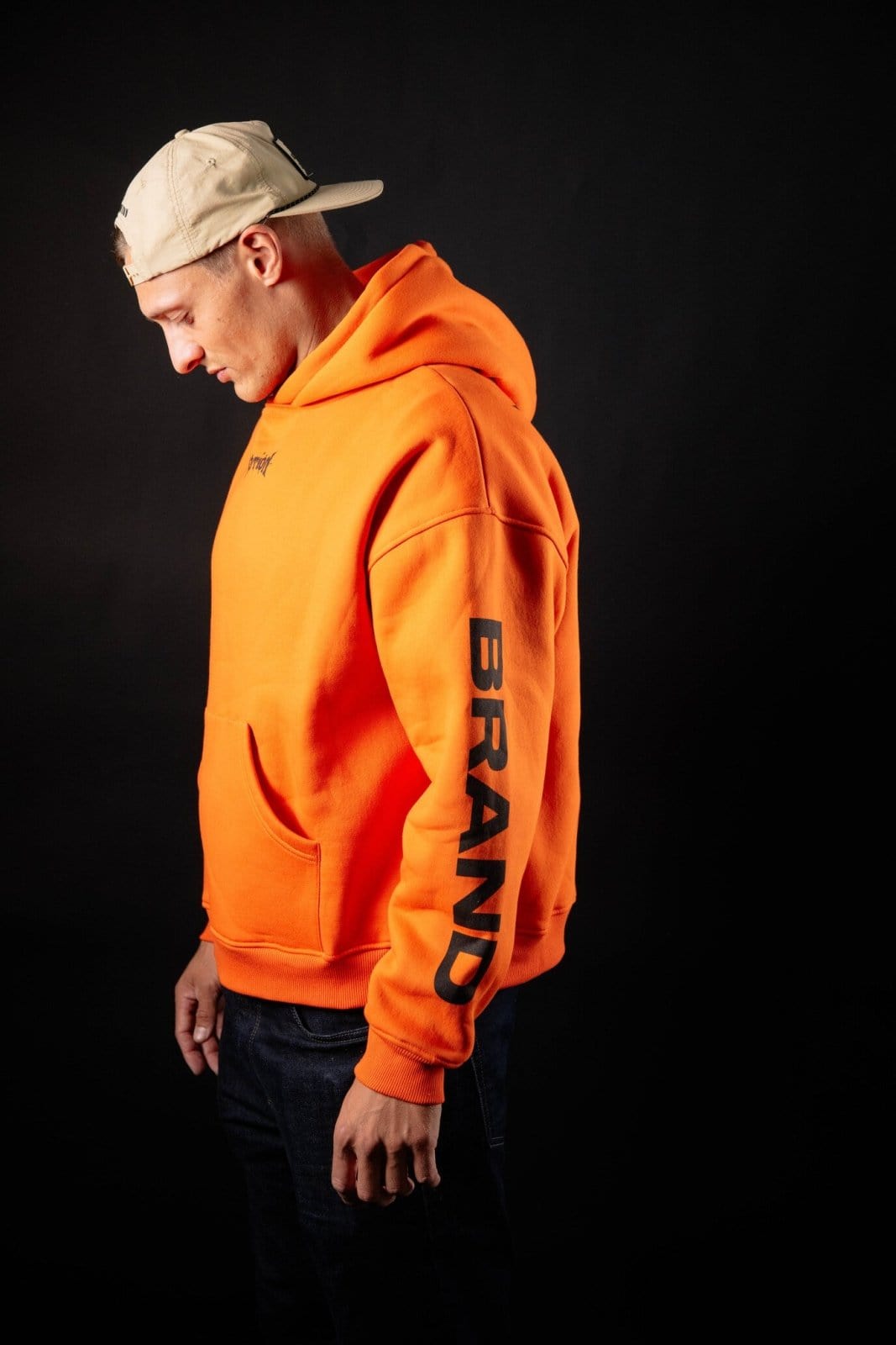 Orange Black Chrome Hoodie - The Motion Brand