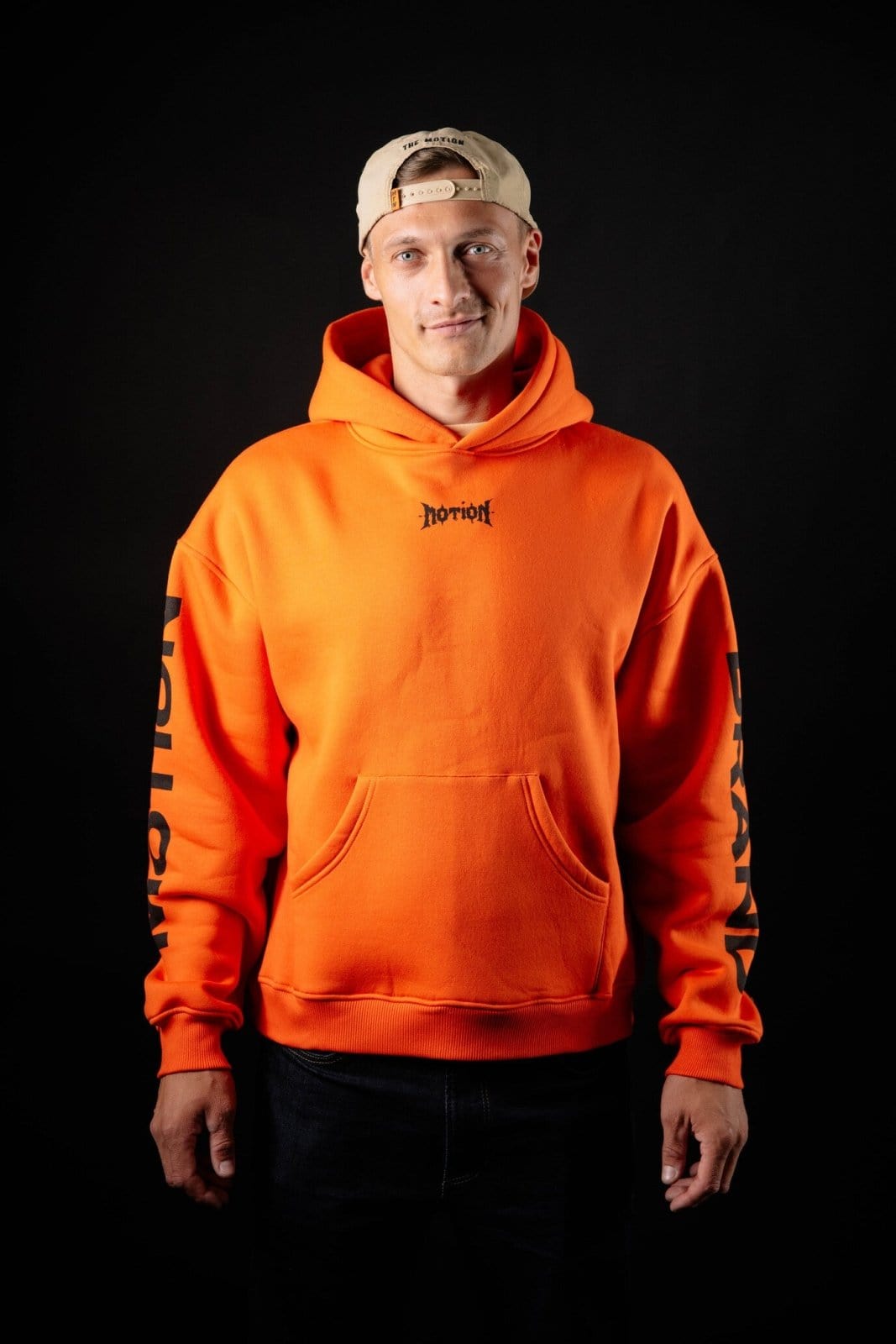 Orange Black Chrome Hoodie - The Motion Brand